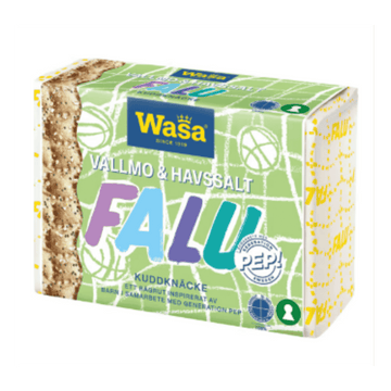 Wasa Falu Whole Grain Rye Crispbread Sea Salt 235g