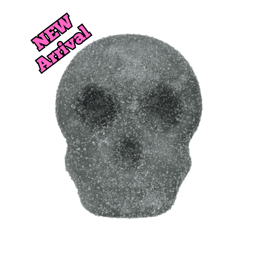 Salty Licorice Foam Skulls