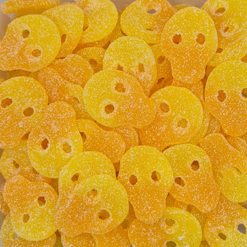 Vegan Sour Passion Fruit Skulls